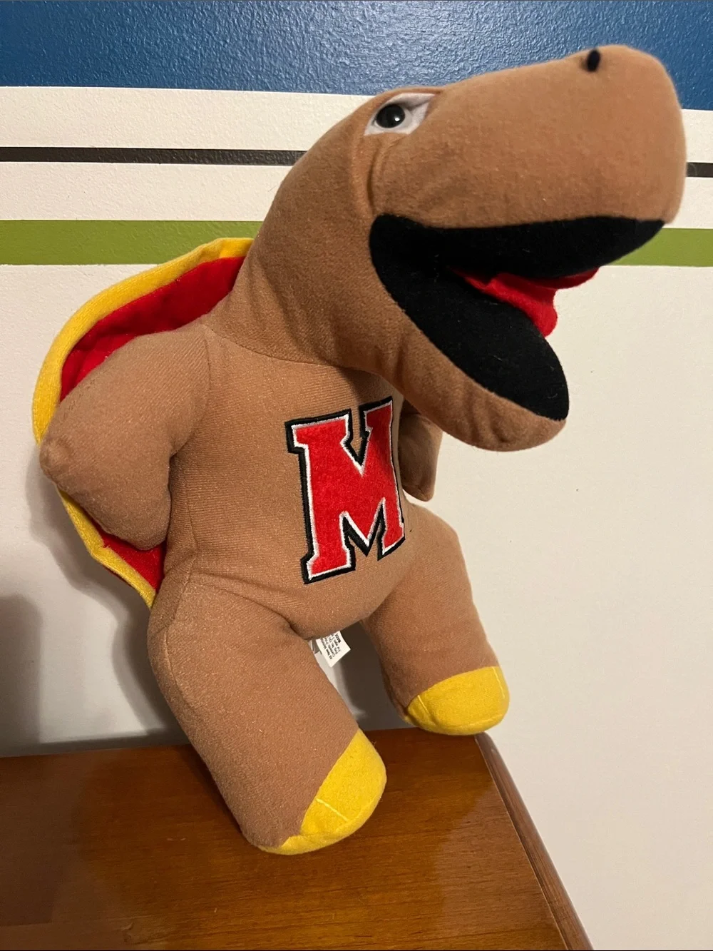 Plush University of Maryland Mascot “Testudo”  11”